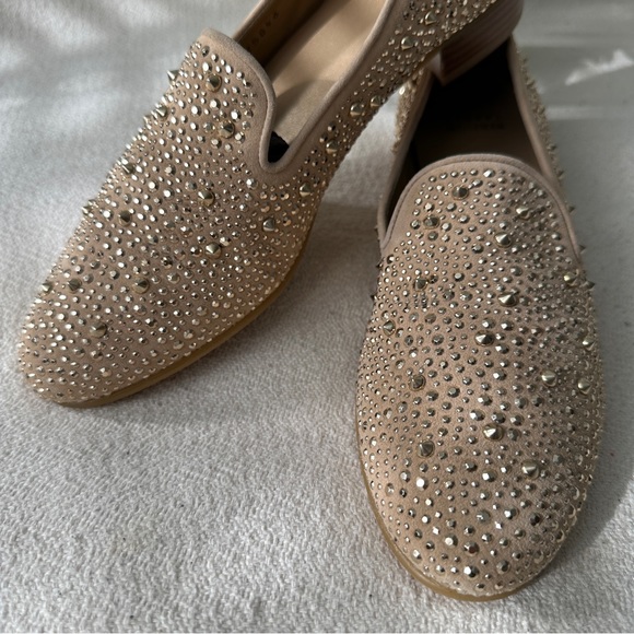 Stuart Weizmann - Suede Loafers with Studs - Picture 7 of 10
